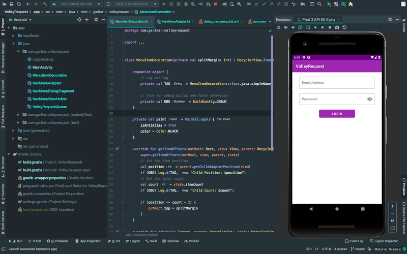 Kotlin code for mobile app - Introduction to Android Studio, Project Structure, and Emulation ...